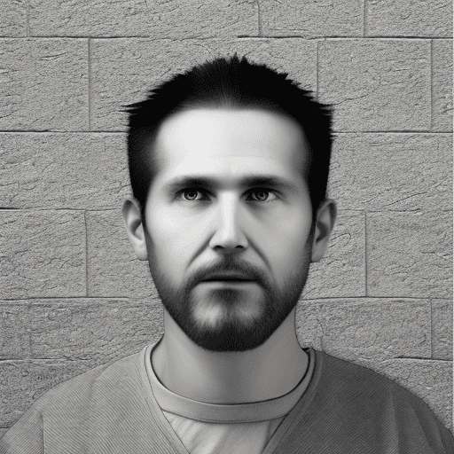 AI generated: generate another image of another inmate. Make sure it is a headshot