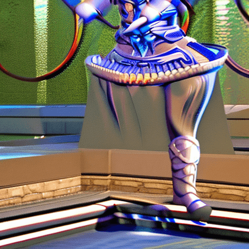 AI generated: Mortal Kombat Kitana, cyberpunk, outdoor, street, royal blue, hyperrealism, photorealistic, 8k, unre...