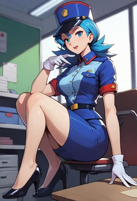 Officer Jenny from Pokemon (Character) - NatMontero