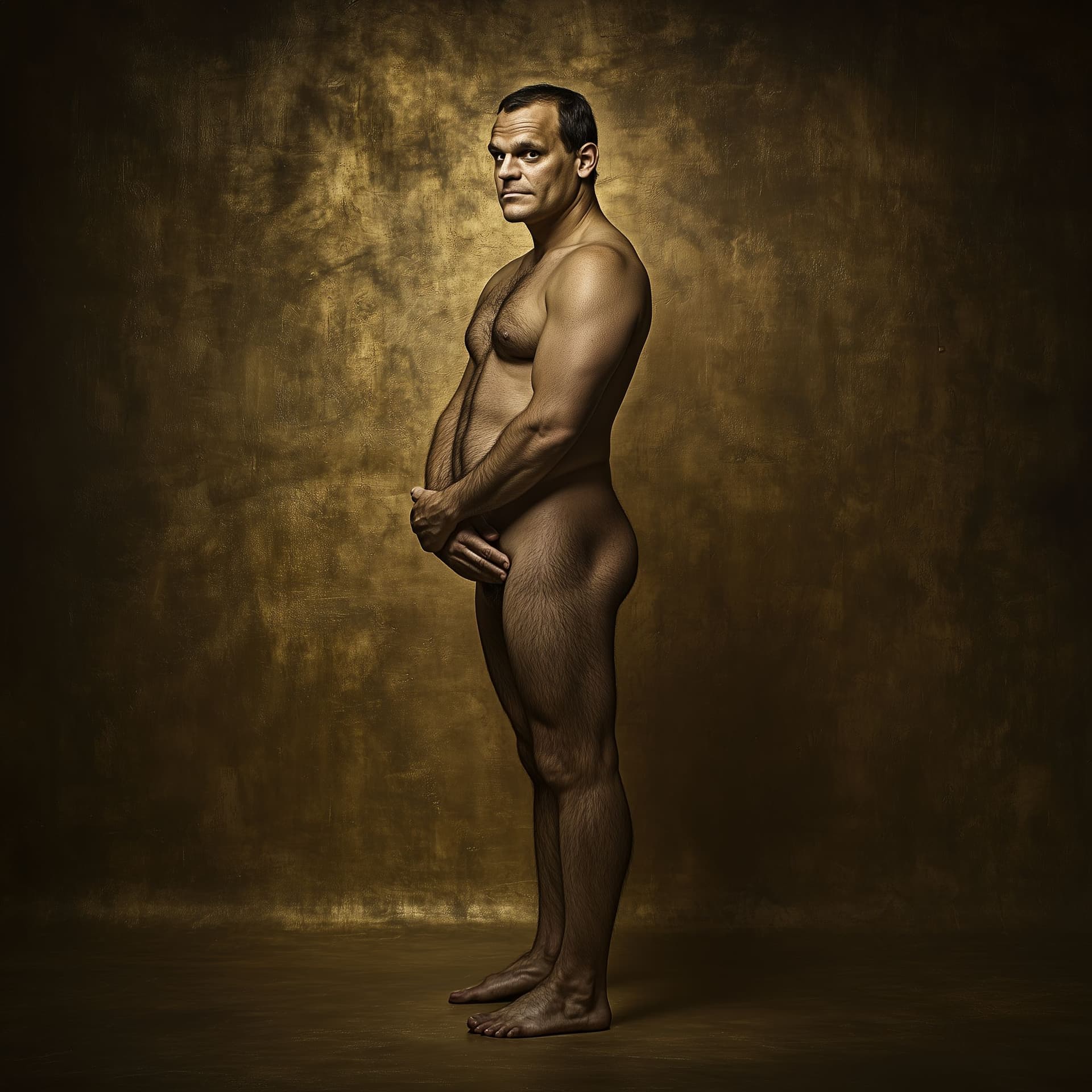 AI generated: full shot, full-length portrait, wide field of view, centered, showing entire body, award-winning ci...
