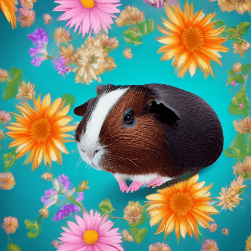 AI generated: a photorealistic portrait of a feminist guinea pig , surrounded by angela in heaven, beautiful photo...