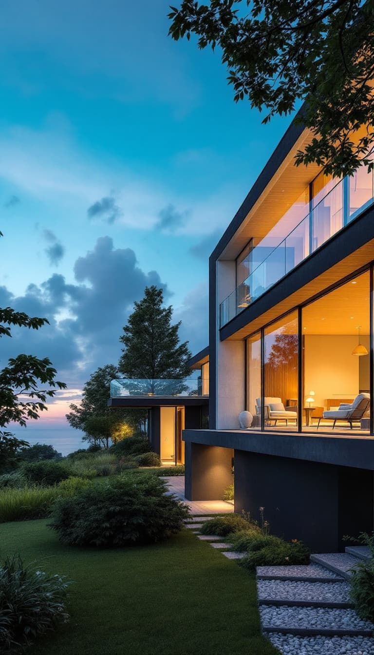 AI generated: DREAM-HOUSE: A breath-taking, modern dream house that embodies the spirit of freedom and experimenta...