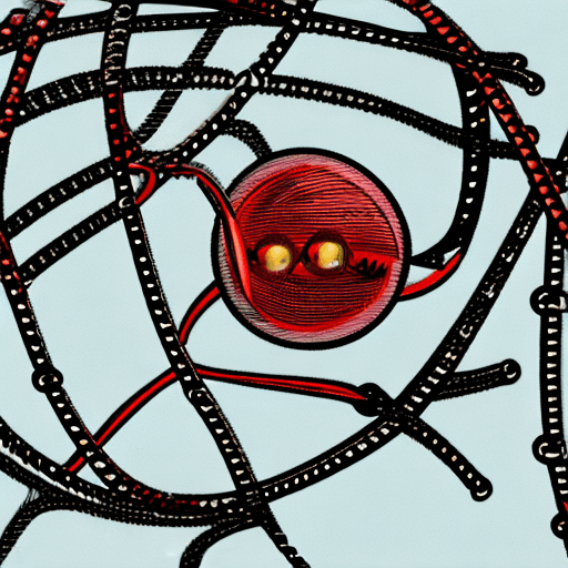 AI generated: dystopian anatomical illustration  of medicalized surveillance eyeball with cdystopian anatomical il...