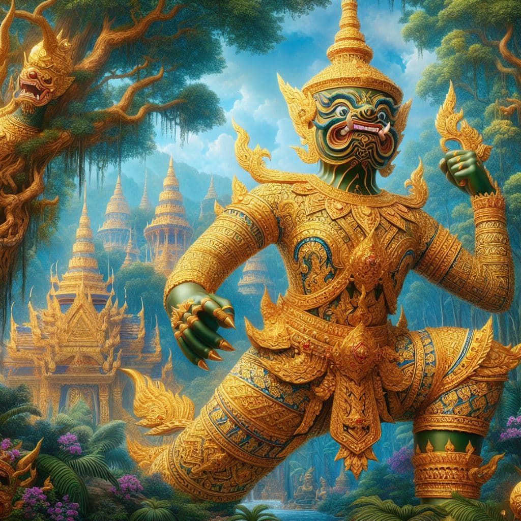 AI generated: ภาพวาดสีน้ำ ลายเซ็นบนผ้าไหมโปร่งแสง รถ ตุ๊กๆไทยหน้าพระราชวังที่สวยงามมาก สไตล์ยุโรปงดงามวิจิตร