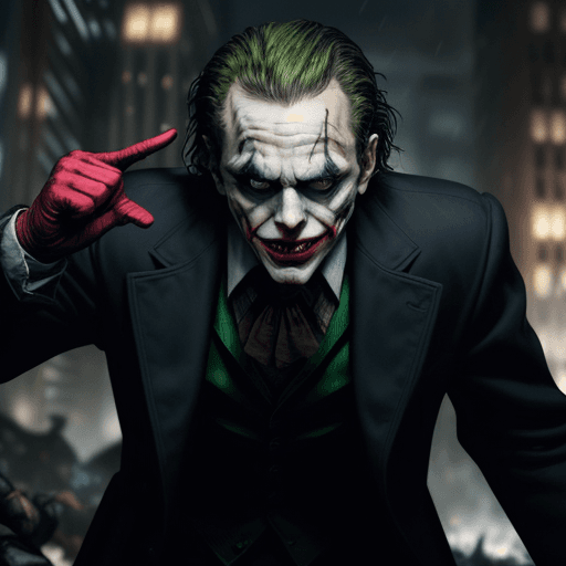 AI generated: When the menace known as the Joker wreaks havoc and chaos on the people of Gotham, Batman must accep...