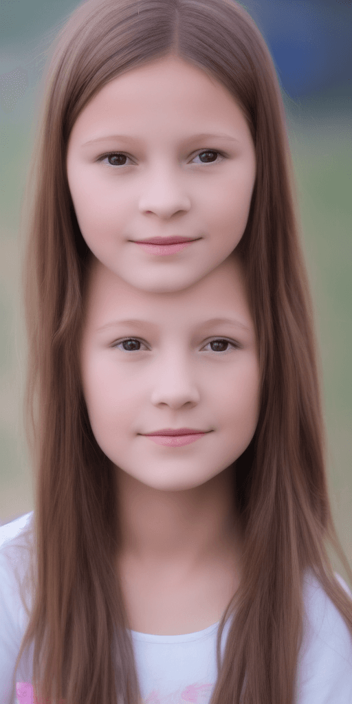 AI generated: 8 year old girl, beautiful, 
