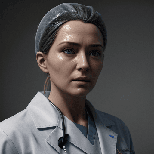 AI generated: hyperrealism, photorealistic, detailed, concept art, surgeon, in medical uniform, ultra detailed, hi...