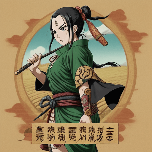 AI generated: Wano Country 
