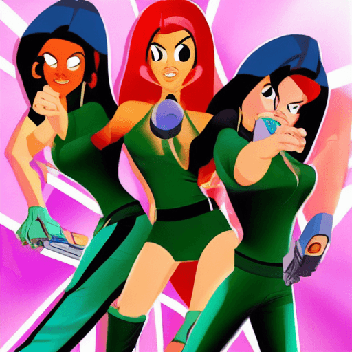 AI generated: Totally Spies Madison