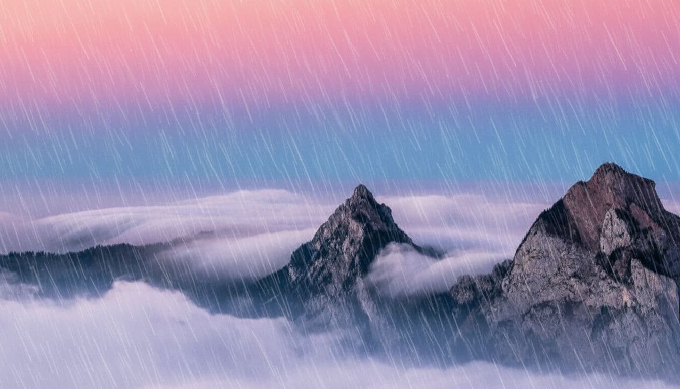 AI generated: raining