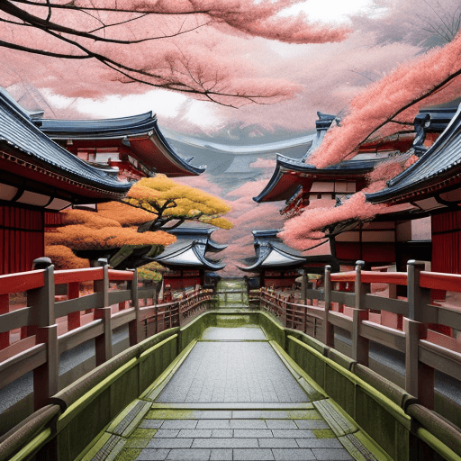 AI generated: japanese background
