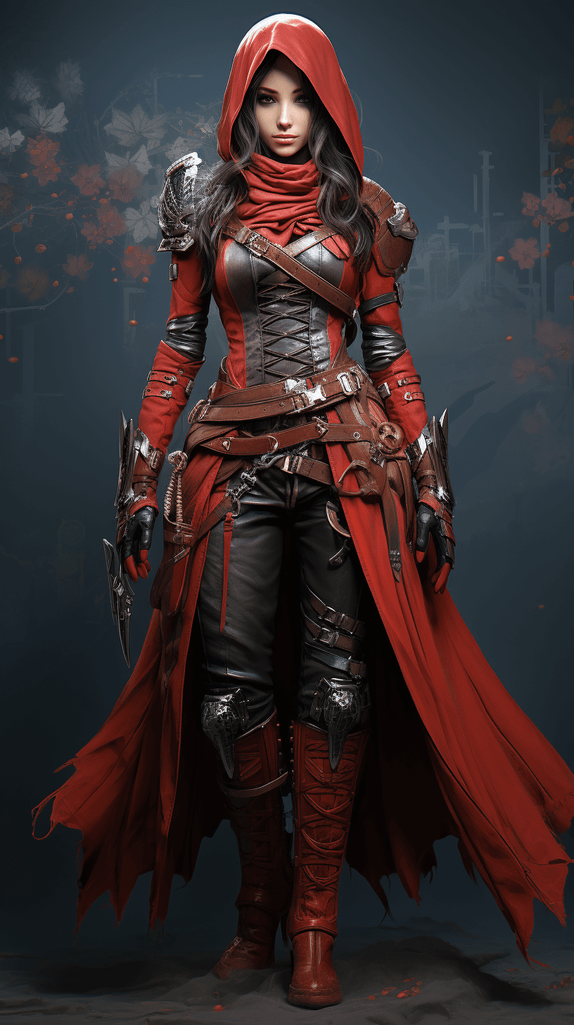 AI generated: assassin doppelganger 2 1 pc xbox 360, in the style of influenced by ancient chinese art, alfred aug...