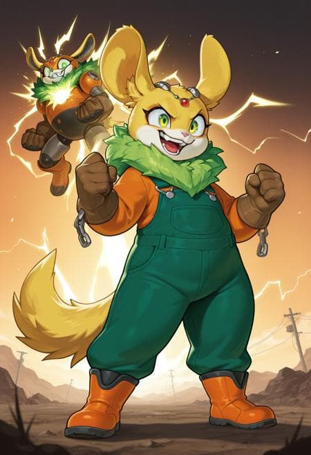 Thunderbolt the Chinchilla (sonic)