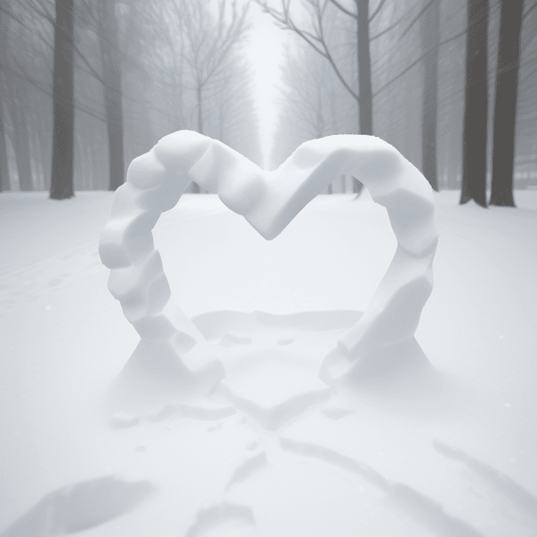AI generated: (hyperrealism : 1. 4), (award winning: 1. 4) (masterpiece photo: 1. 4) BREAK  winter, snow, cold, he...