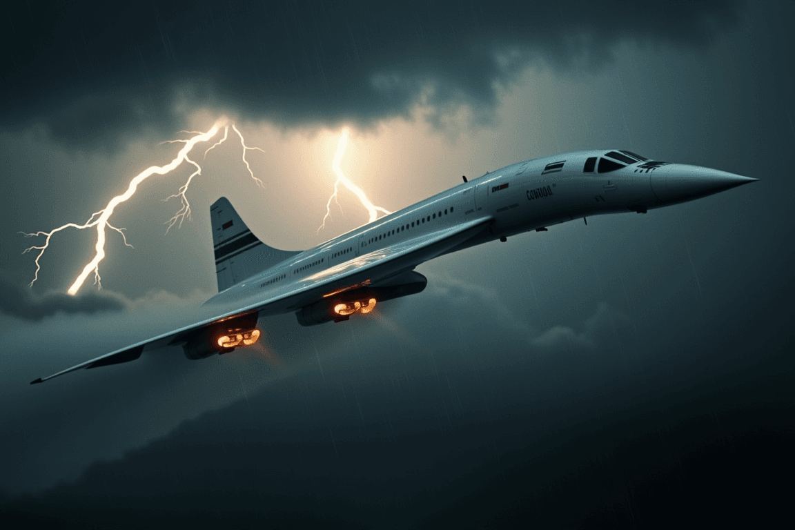 Concorde supersonic passenger jet