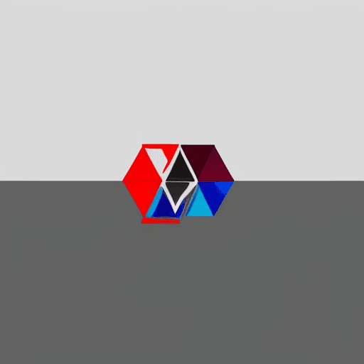 AI generated: logo, polygon, df logo