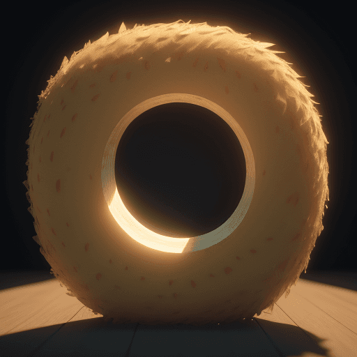 AI generated: The letter S made of apple texture, a fluffy 3D, blender and unreal engine, high quality, volumetric...