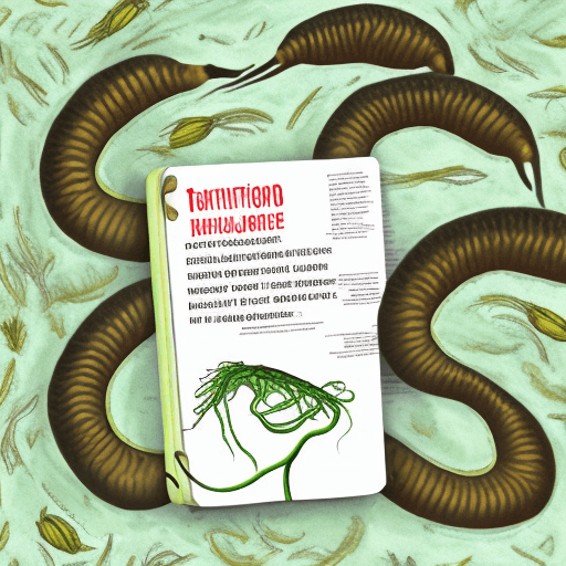 AI generated: nature science journal cover page for predator nematode