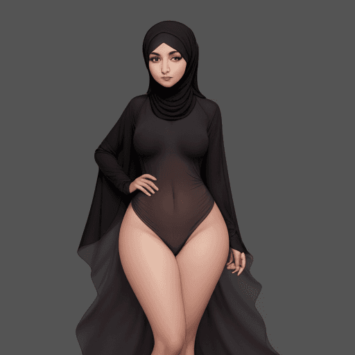 AI generated: hijabi woman (showing:1.1) (vagina:1.2) ( seductive :1.1) (22.3) year old (woman:1.1) with (wide:1.1...