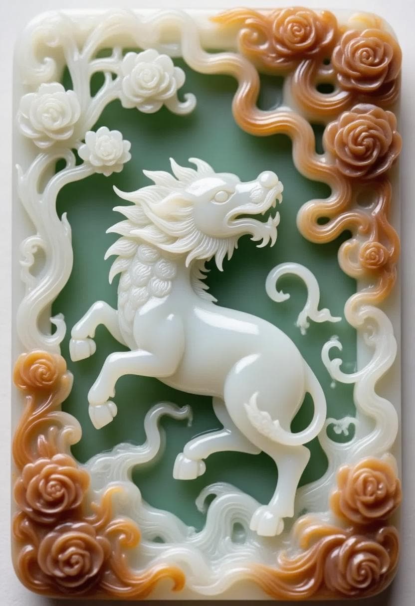 D_Presentation Of Jade Carving Craftsmanship_Creation Of Zodiac Jade Carvings