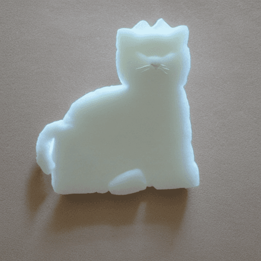 AI generated: cat made out of Dishwashing Soap