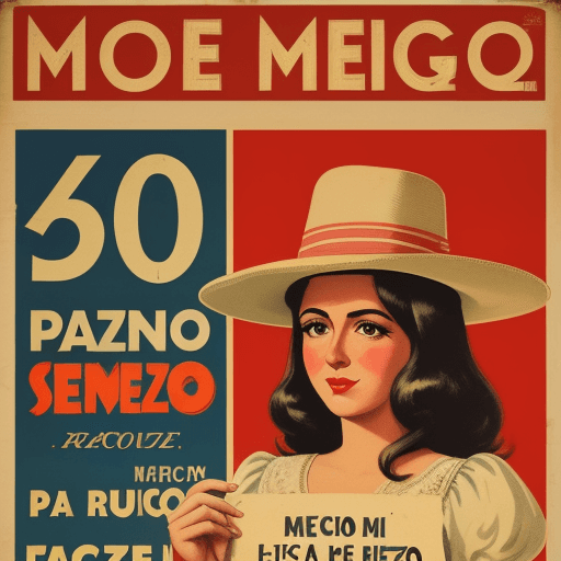 AI generated: vintage poster with text
"Parezco de 21
Me siento de 18
Actúo como de 11
Total: 50"