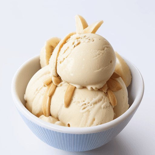 AI generated: banana ice cream