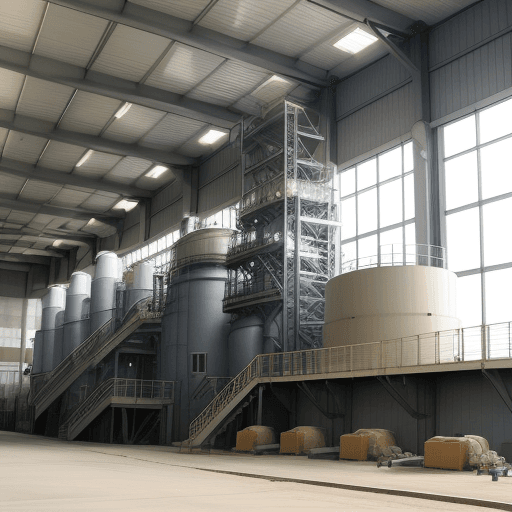 AI generated: mineral processing plant
