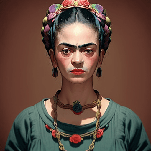 AI generated: <reference image> Frida Kahlo