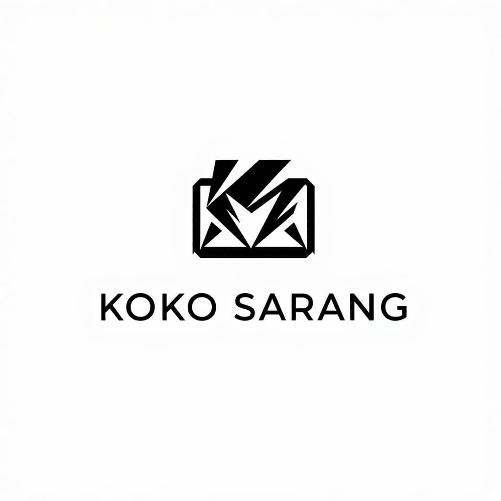AI generated: A sleek and modern logo design for a cosmetics company, featuring a stylized geometric icon with sha...