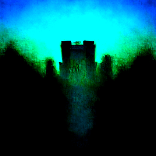 AI generated: This should be a background with a large castle, an echo, and trees.
