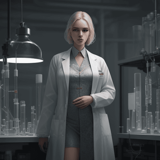 AI generated: (scientist:1.1) wearing lab coat in a lab,
intricate details, model shoot style, dreamlike art, dram...