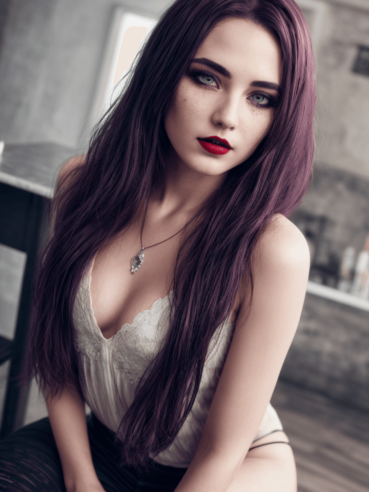 AI generated: [(Jennifer Lynn Connelly) : (Vampire:0.9) : 15] 18 y.o. in the night club , vampire the masquerade b...