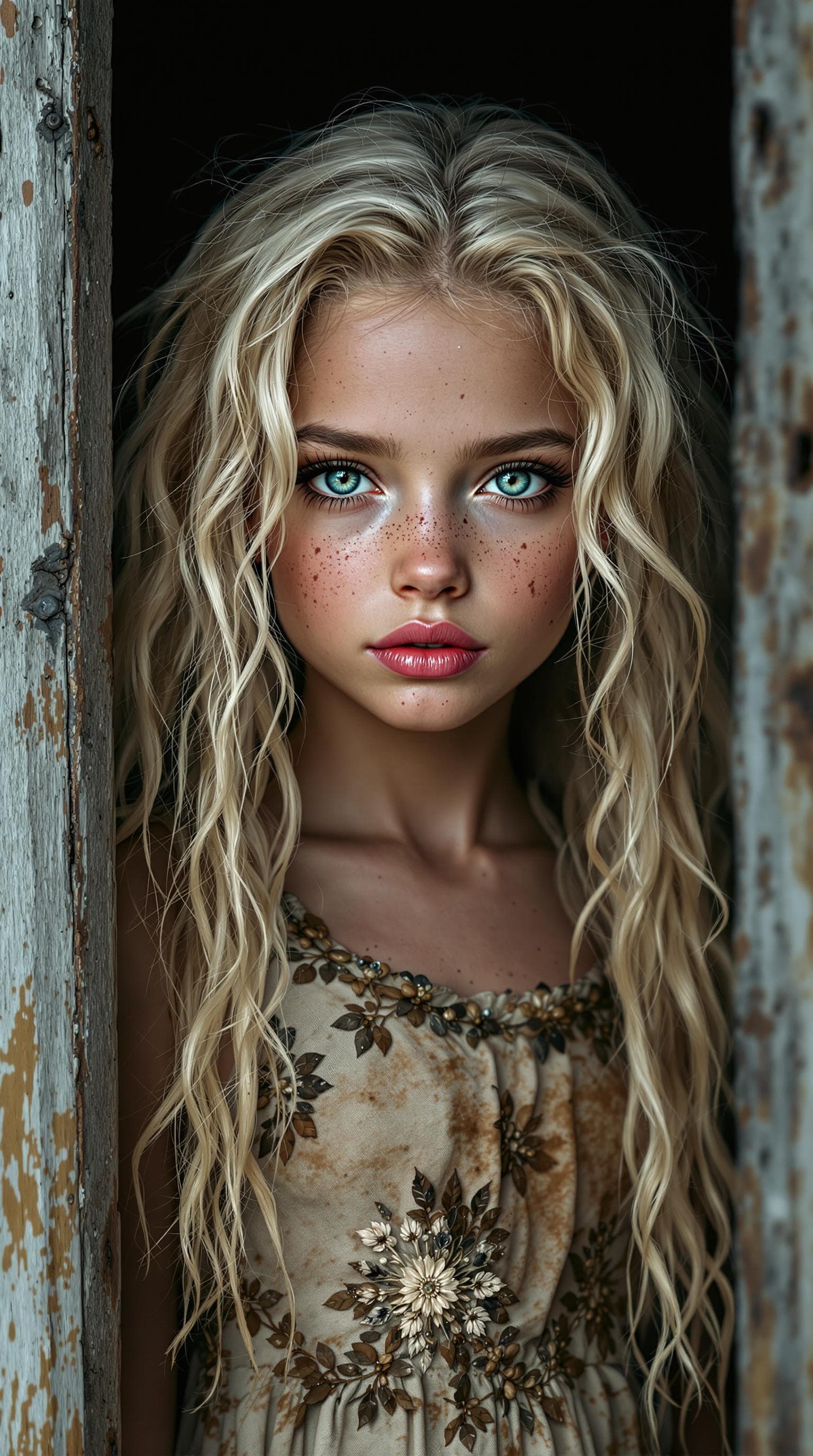 AI generated: a professional photo of a exceptionally beautiful girl in the world (age 8), (eight year old) highly...