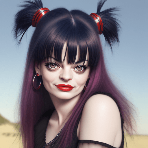 AI generated: Nina Hagen photo realistic render high quality portrait