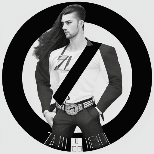 AI generated: "Design a professional logo for a men's belt manufacturing company named 'Zaira Belt'. The logo shou...