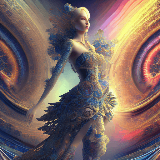 AI generated: Full body, fashion, official art, art-station, beautiful and aesthetic, extreme detailed, (fractal a...