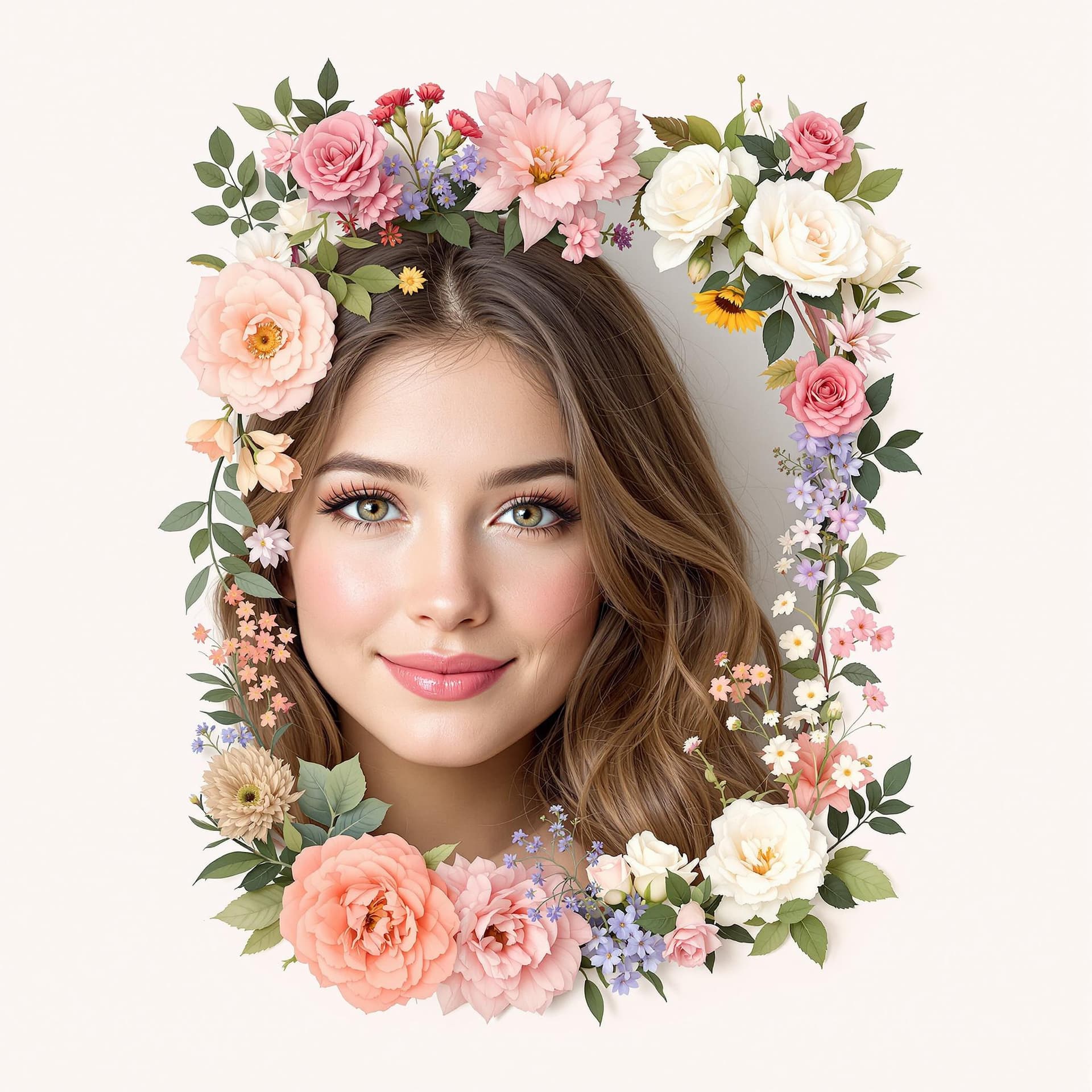 AI generated: This prompt customizes lifelike portraits with creative, themed frames around faces:

🎨 Adjust char...