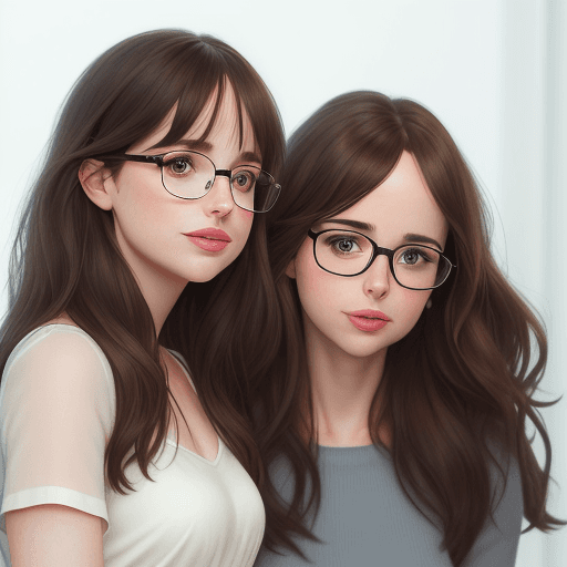 AI generated: a realistic photo of a [very pretty 26 year old woman], with [long, wavy, dark hair], looks like [Da...
