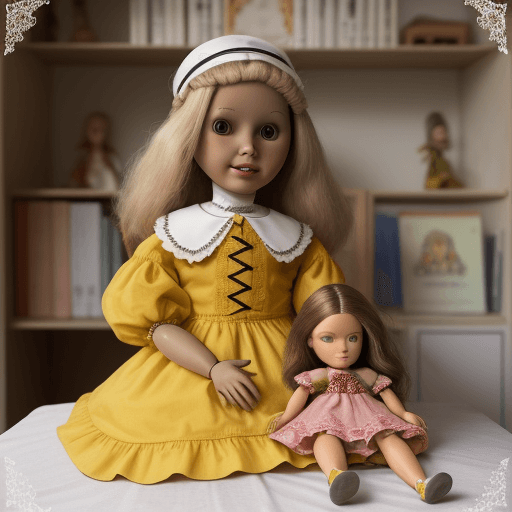 AI generated: Emília is a main and beloved character in Sítio do Pica-pau Amarelo, one of the most famous children...