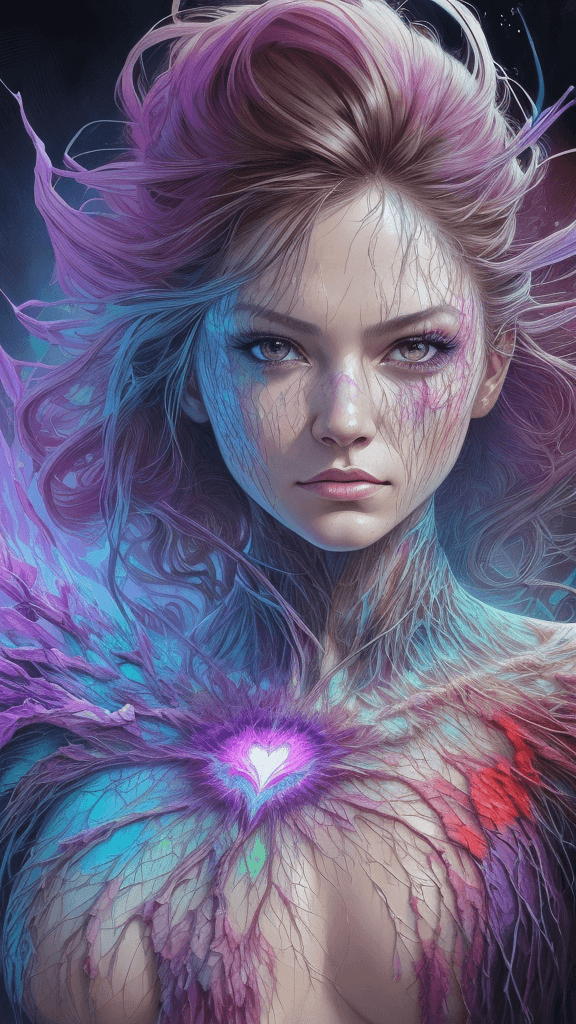 AI generated: Marvel Entertainment Art by Carne Griffiths, (Crystalia Amaquelin), perfect face, perfect body, Knit...