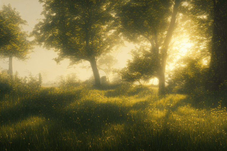 AI generated: Calm weather, sunny landscape, cinematic, 8k, detailed, realistic , octane render, --ar 828:1792 --q...