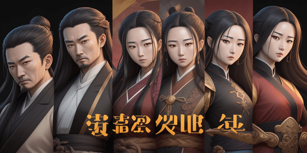 AI generated: a donghua banner with varios characters, with a lot of detail, high quality image, hyper realism, ex...