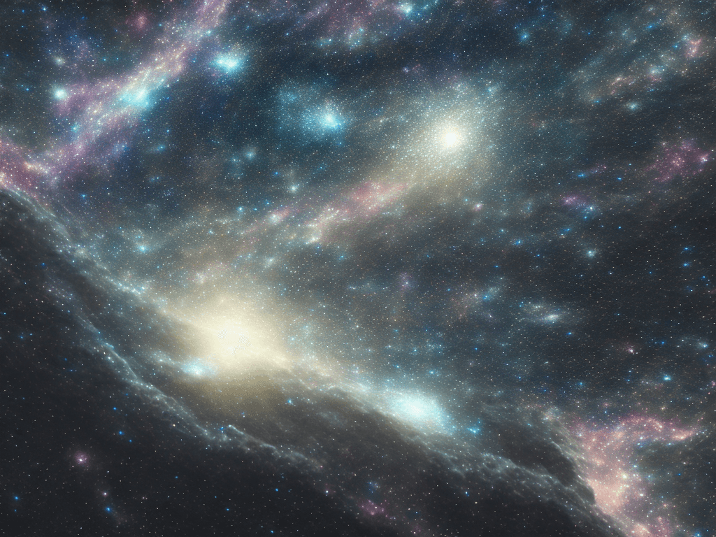 AI generated: a galaxy set against a sea of stars, intricate artwork, octane render, trending on artstation,t symm...