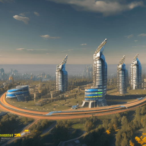 AI generated: Ukraine in 2030 8k UHD unreal engine 5 hyper realistic 