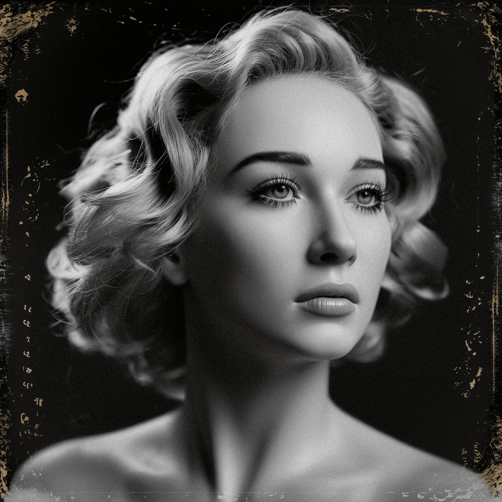 AI generated: (Full-body shot, noir fine art photography, cinematic chiaroscuro lighting, ultra-realistic skin det...