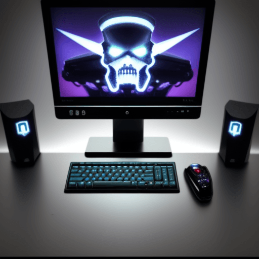 AI generated: Computer custom Overlord