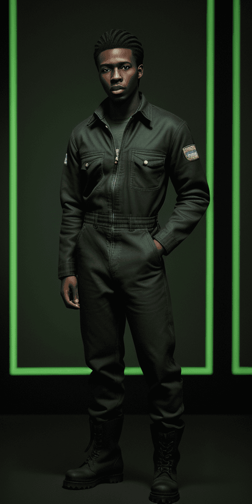 AI generated: Ultra photorealistic, highly detailed, black male, 25 years old, distinguished, young adult, close-c...
