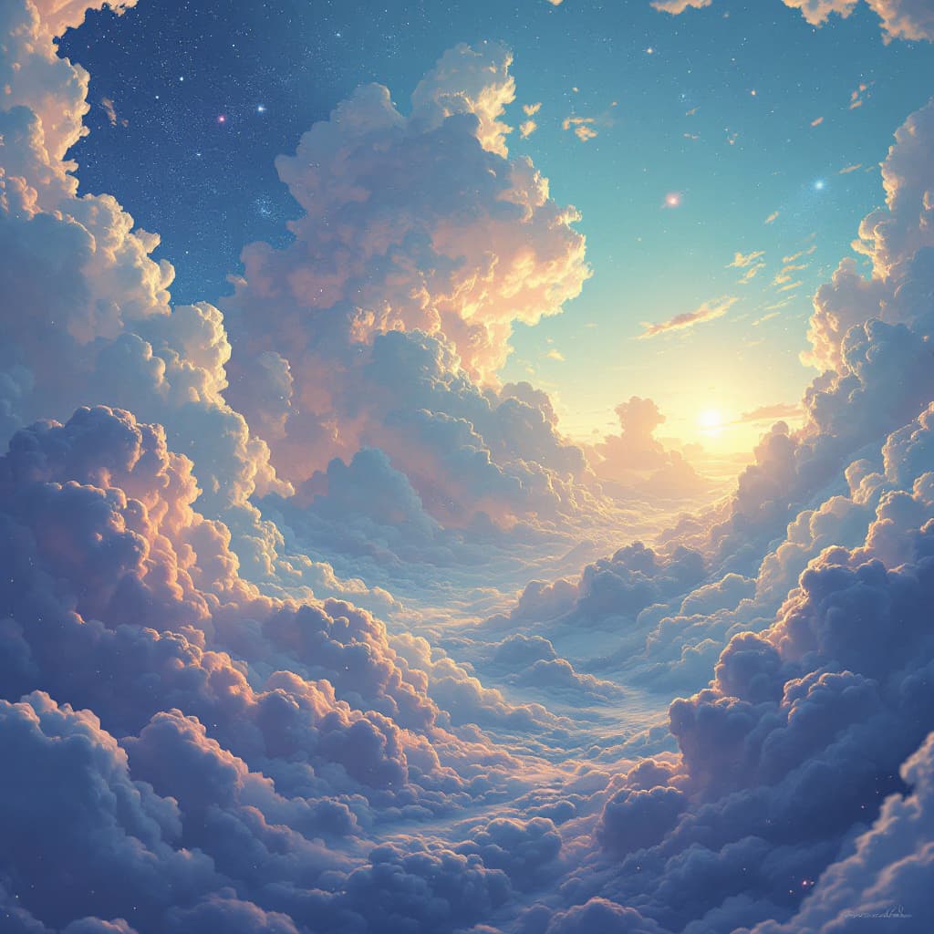 AI generated: fantasy sky