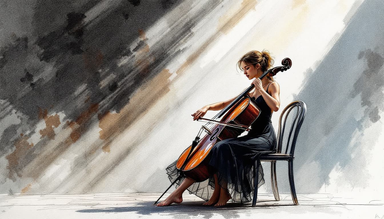AI generated: Sketch, Beautiful colored pencil line art. Beautiful curves and lines. Brush strokes technique. Clas...